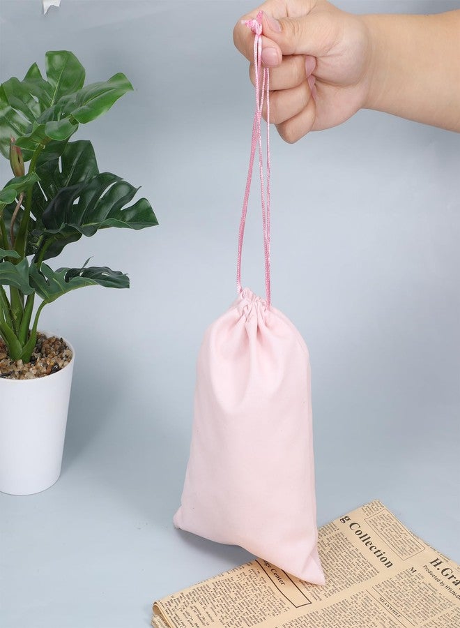 Qulkws 6 Pcs Gift Fabric Cloth Bag 7.8 x 6.2 inch 6 Colors Mixed Velvet Gift Bags Package Drawstring Pouch Soft Velvet Bag with Drawstrings Anti Tarnish Jewelry Velvets bags Dice Bages for Wedding Party - Image 5